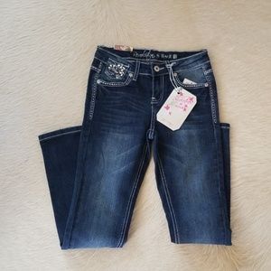 Girls Embellished Jeans
